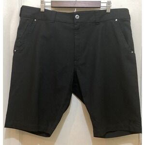 Helly Hansen Mens Cargo Shorts XL Relaxed Black Hiking Outdoors Utility Gorpcore